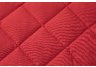 Quilted Bedcap Coverlet in Red