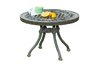 cast aluminum furniture, patio furniture, outdoor furniture, renaissance collection, occasional tabl
