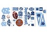 University of North Carolina Peel & Stick Wall Decals