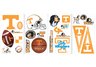 University of Tennessee Peel & Stick Wall Decals