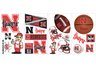 University of Nebraska Peel & Stick Wall Decals