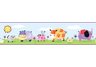 Polka Dot Piggy Peel & Stick Border