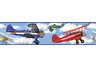 Vintage Planes Peel & Stick Border