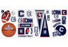 University of Connecticut Peel & Stick Wall Decals