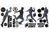 Sports Silhouettes Peel & Stick Wall Decals