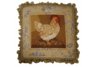 Barnyard Rooster Needlepoint Pillow