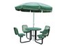 picnic table, commercial picnic table, portable picnic table, galvanized picnic table