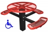round ada picnic tables, picnic tables, round picnic tables