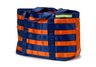 Maggie Bags Tote of Many Colors Wine Tote -  Orange/Royal Blue