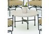 Renaissance Coffee Table Glass Top 52