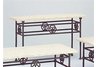 Renaissance Cast Aluminum Console Table