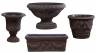 Rust Iron Planter, Rust Iron Urn