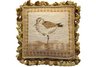 Sea Bird Needlepoint Pillow