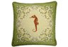 Seahorse Needlepoint Pillow