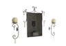 Hanging Crystals Mirror & Sconces