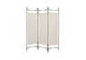 Canvas and Wrought Iron Room Divider