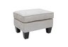 Sandstone Upholstered Oxford Ottoman