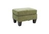 Sage Green Upholstered Oxford Ottoman