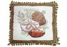 Sea Shell Cluster Needlepoint Pillow