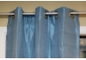 Silk Grommet Drapes