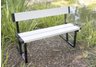 vinyl park bench