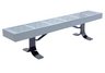 bench, park bench, commercial park bench, 6 ft park bench, park bench with back, slatted bench, back