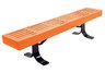 bench, park bench, commercial park bench, 6 ft park bench, park bench with back, slatted bench, back