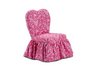 Pink and White Paisley Girls Sweetheart Chair