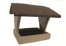 4 Qt. 2-Sided Hopper Bird Feeder-Brown Roof