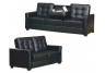 Sofa and Loveseat Storage Set - Black