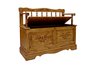 Solid Oak Storage Bench