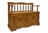 Solid Oak Storage Bench