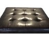 square ottoman, leather ottoman, square leather ottoman