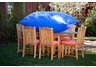 Square Patio Table & Chair Set Cover  including "Duck Dome" feature