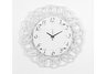 Metal and Glass Raised wall clock