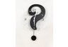 Question Mark Clock with Pendulum