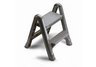 mops, brooms, brushes, cleaning supplies, step ladder, step stool