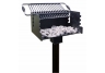 commercial park benches, commercial picnic tables, outdoor equipment, trash cans, trash receptacles,