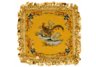Swan and Pheasant Needlepoint Pillow