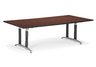 Mahogany Mesh Base Conference Table (48" x 96")