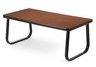 Mahogany Cocktail Table (Sled Base)