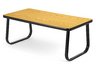 Oak Cocktail Table (Sled Base)