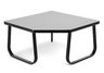 Gray Corner Table (Sled Base)