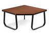 Mahogany Corner Table (Sled Base)