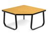 Oak Corner Table (Sled Base)