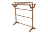teak towel rack, wooden towel rack, wood towel rack