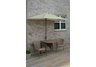 TERRACE MATES 36" ADENA All Weather Wicker in rich Coffee Color 7.5 Ft. Sunbrella Set