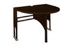 TERRACE MATES GENEVIEVE 42" Java Half-Oval Table