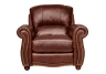 The Kent Brown Italian Leather Chair