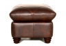 The Solomon Italian Leather Ottoman